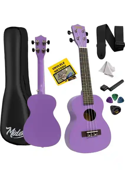 Midex UKX-233PRP Mor Concert Ukulele: Estetik ve Fonksiyonellikte Güncel Seçenekler