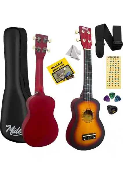 Midex UKX-233SB Sunburs Konser Ukulele Detaylı İnceleme ve Kullanıcı Yorumları