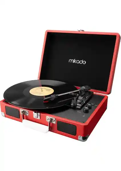 Mikado Nostalgia MN-P317 Kırmızı Turntable İnceleme ve Özellikleri