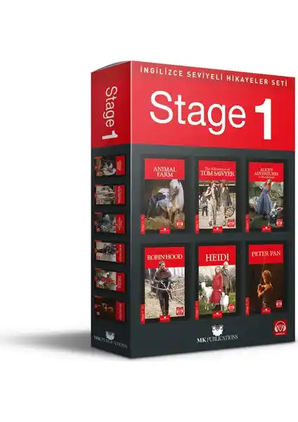 MK Yayınları İngilizce Hikaye Seti Stage 1 ile başlangıç seviyesinde eğlenceli İngilizce öğrenimi