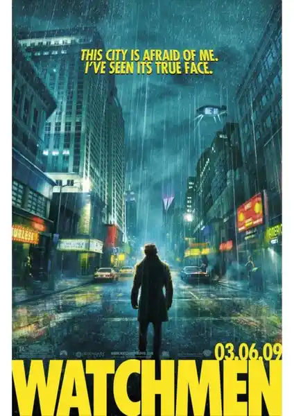Modern ve Estetik Duvar Dekorasyonu İçin Fidelyo Tasarım Watchmen Posterleri