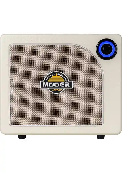 Mooer Hornet 15i Beyaz Gitar Amfisi: Yüksek Teknoloji ve Çok Yönlülük Sunan Dijital Amplifikatör