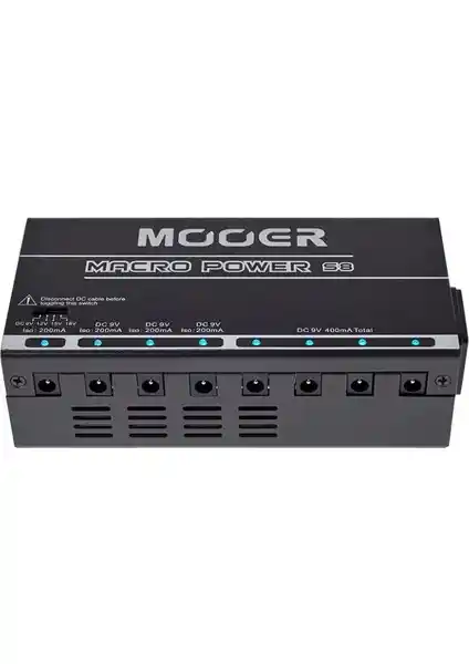 Mooer Macro Power 8 Güç Kaynağı: Çoklu Çıkış ve Güvenilirlik Özellikleri