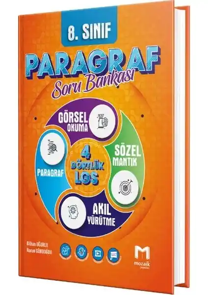 Mozaik Yayınları 8. Sınıf LGS Paragraf Soru Bankası ile Etkili Sınav Hazırlığı