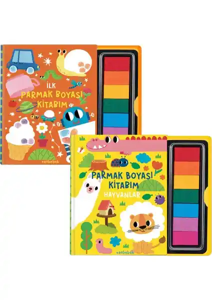 Neobebek Parmak Boyası Kitapları Seti: Çocukların Yaratıcılığını Destekleyen Eğlenceli Aktivite