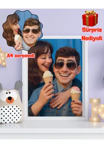 Nevty A New World 3D Pixar Tarzı Kişiselleştirilebilir Posterler ve Duvar Dekorasyonu