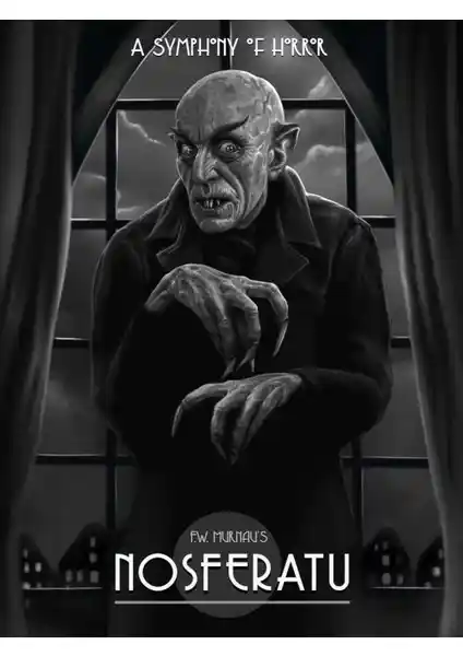 Nosferatu (1922) Temalı Poster - Yüksek Kalite ve Estetik ile Evinize Sanatsal Dokunuş