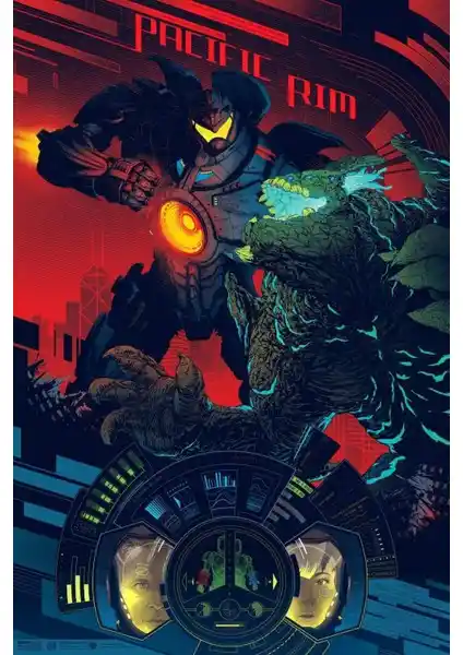 Pacific Rim 2013 Afiş Poster Modern ve Dayanıklı Dekorasyon Ürünü