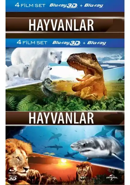 Pal Hayvanlar 4 BD SET: Doğa ve Hayvan Temalarını İçeren Eğitici Belgesel Koleksiyonu