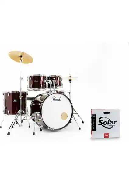 Pearl Roadshow RS525SC/C91 Şarap Kırmızısı 5 Parça Davul Seti - Başlangıç ve Eğitim İçin Uygun
