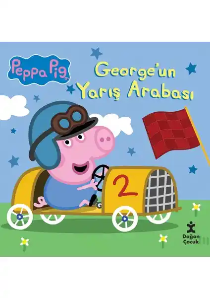 Peppa Pig George'un Yarış Arabası: Dayanıklı ve Renkli Çocuk Oyuncağı