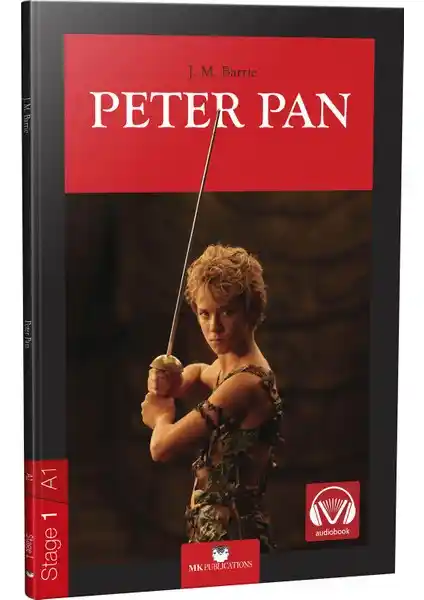Peter Pan - Stage 1 İngilizce Hikaye Kitabı Çocuklar ve Öğrenciler İçin Eğitici ve Eğlenceli Öğrenme Aracı