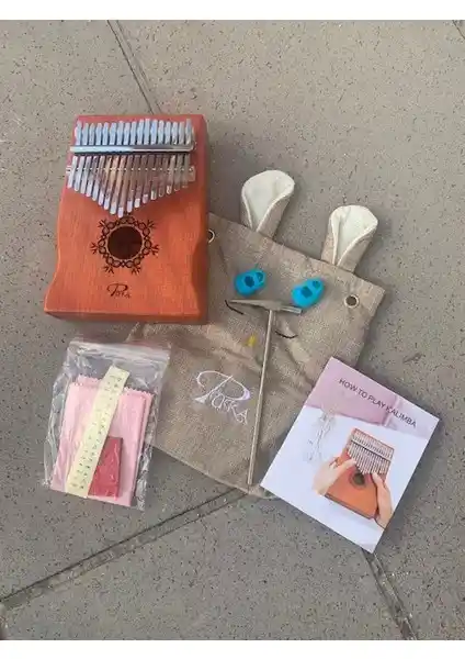 Puka PK1 17 Tuş Kalimba Yüksek Kalite Ahşap Müzik Enstrümanı