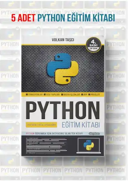 Python Eğitim Kitabı Seti: Başlangıçtan İleri Seviyeye Kapsamlı Öğrenme Kaynağı