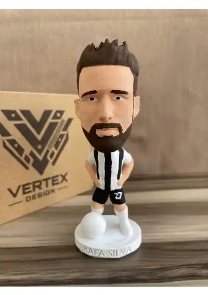 Rafa Silva Bêşiktẩş 3D Futbolcu Biblo Figür: Modern Dekor ve Spor Tutkusu İçin Ideal Parça