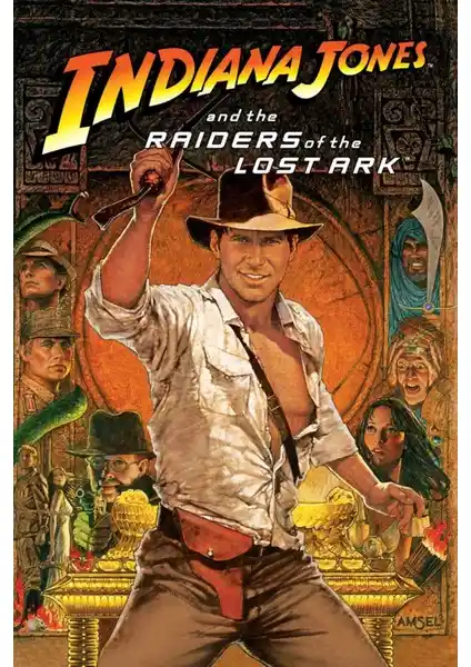Raiders Of The Lost Ark 1981 Poster: Yüksek Kaliteli Sanatsal Dekorasyon Parçası