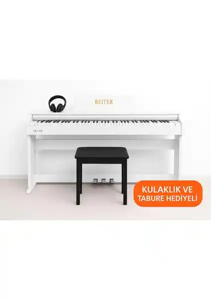 Reiter MD48W Hammer Action Kulaklık ve Dijital Piyano ile Profesyonel Çalma Deneyimi