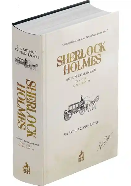 Sherlock Holmes Bütün Romanlar Tek Cilt Özel Basım Klasik Dedektif Hikayeleri Koleksiyonu