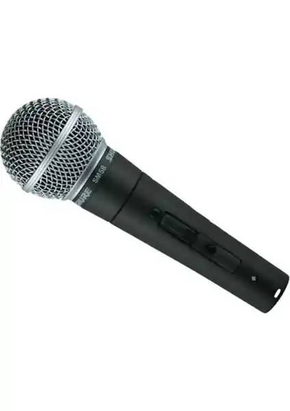 Shure SM58SE Profesyonel Dinamik Vokal Mikrofonu On/Off Düğmeli Performans Aracı