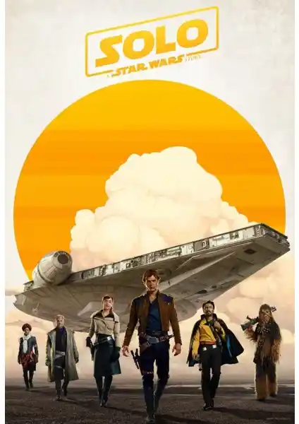 Solo: A Star Wars Story Temalı Büyük Boy Poster Seti 2018 Geniş ve Detaylı Tasarım