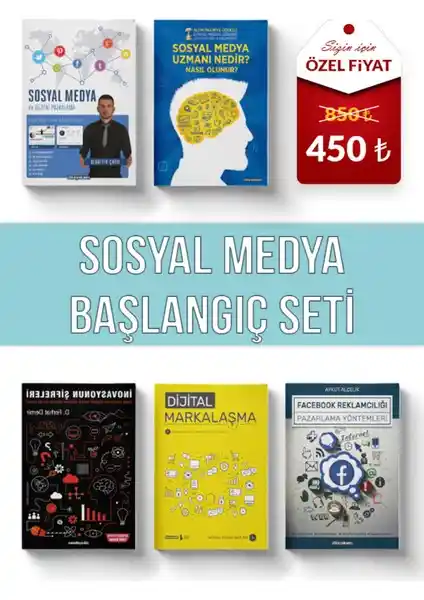 Sosyal Medya Temel Eğitim Seti Dijital Pazarlama ve Marka Yönetimi İçin Rehber