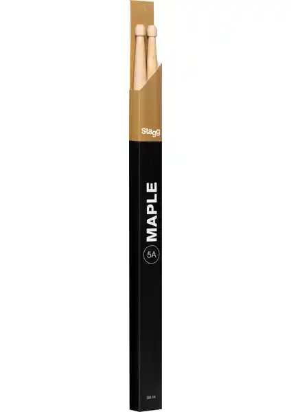 Stagg Çift Maple Çubuklar 5A Ahşap Uçlu Dayanıklı Müzik Aksesuarı
