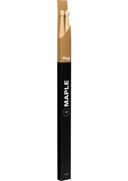 Stagg Maple Çubuklar 5B Ahşap Uçlu Profesyonel Perküsyon Çubuğu Seçenekleri