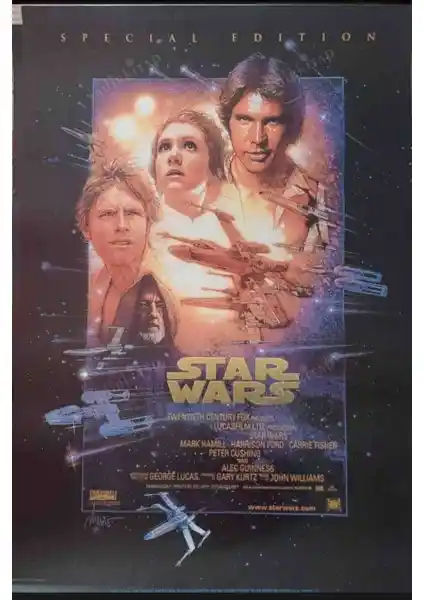 Star Wars Afişi: Efsanevi Sanat Eseri ve Yüksek Kaliteli Duvar Dekorasyonu