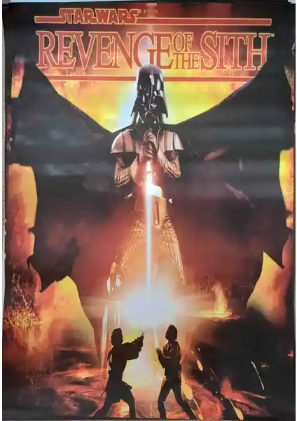 Star Wars Revenge Of The Sith Afişi Koleksiyon ve Dekorasyon İçin Yüksek Kalite ürün