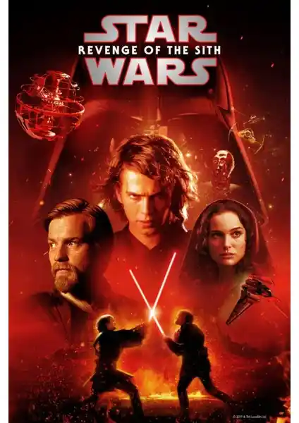 Star Wars Revenge of the Sith Posterleri Yüksek Kalite ve Dayanıklı Tasarım