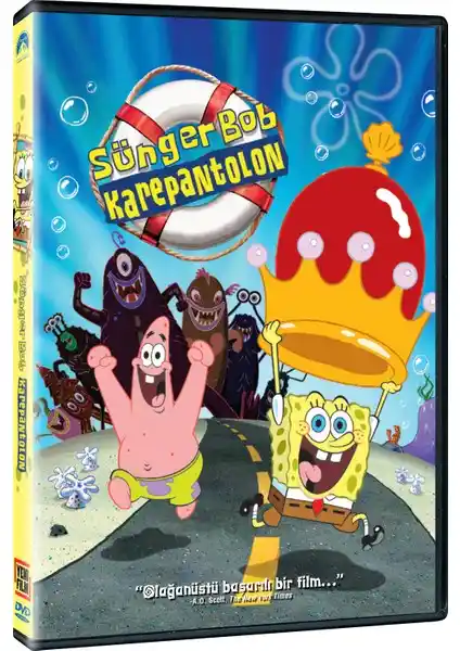 SüngerBob Kare Pantolon DVD - Aile ve Çocuklar İçin Eğlenceli Macera Filmi