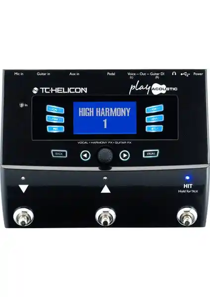 TC Helicon VoiceLive Play Acoustic ile Sahne Performanslarınızı Geliştirin ve Profesyonel Ses Kalitesi Yakalayın