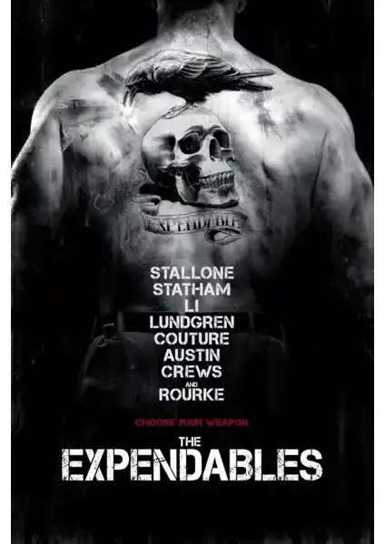 The Expendables 2010 Posterleri Modern ve Dayanıklı Duvar Dekorasyonu İçin Uygun