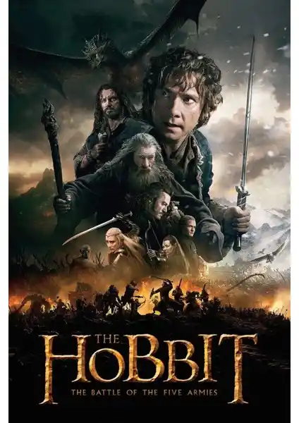The Hobbit: Beş Ordunun Savaşı Posterleri Yüksek Kalite ve Dekoratif Tasarım