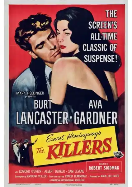 The Killers 1946 Poster Modern İç Mekan Dekorasyonu İçin Yüksek Çözünürlüklü Dayanıklı Afiş