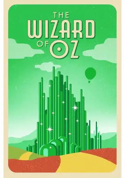The Wizard Of Oz (1939) Afişi ile Mekanlara Sanatsal ve Kaliteli Dekorasyon Katmanın Yolları