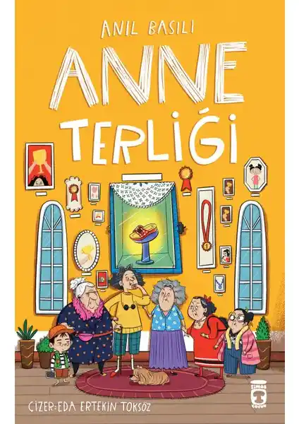 Timaş Çocuk Anne Terliği Anıl Basılı Renkli Tasarımıyla Güvenli ve Rahat Kullanım Sunar