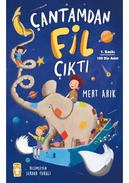 Timaş Çocuk Çantamdan Fil Çıktı Kitabı: Hayal Gücünü Geliştiren Eğlenceli Hikaye