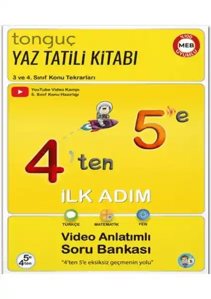 Tonguç Akademi 4'ten 5'e Hazırlık Kitabı Öğrencilere Temel ve Güçlü Bir Başlangıç Sunar