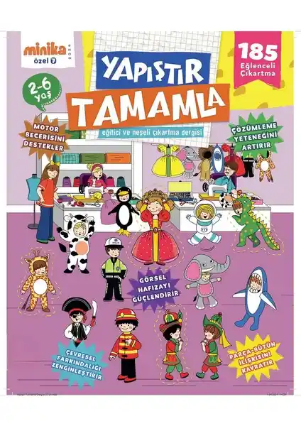 Turkuvaz Dergi Yapıştır Tamamla 7. Sayı: Güncel ve Dayanıklı Macera Kitabı