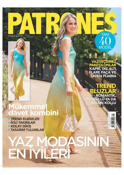 Turkuvaz Patrones 16. Sayı: 2025 Yaz Moda Trendleri ve Tasarım Yenilikleri