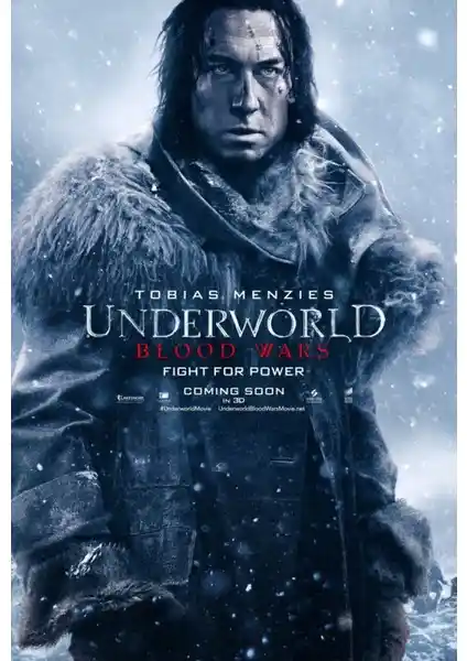 Underworld Blood Wars 2016 Film Posteri - Modern Dekorasyon ve Sanatsal Atmosfer İçin