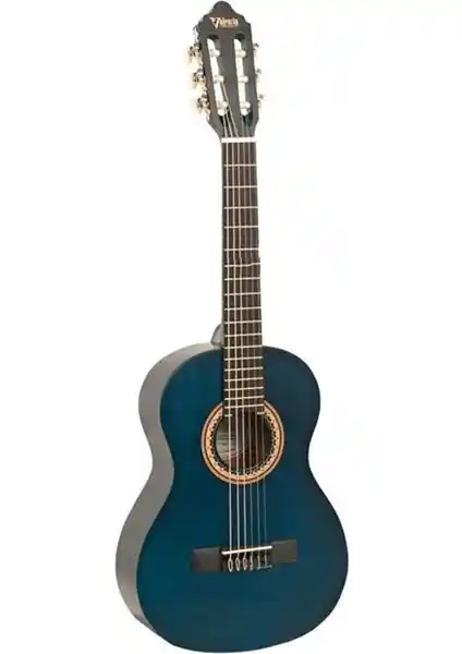Valencia VC204TBU Mavi Klasik Gitar: Kalite ve Estetiğin Uyumuyla Güçlü Performans