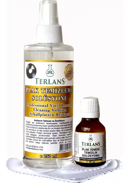 Vinil Plak ve Iğne Temizleme Bakım Seti ile Ses Kalitenizi Koruyun