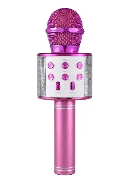 Wster WS-858 Kablosuz Karaoke Mikrofonu: Çok Fonksiyonlu ve Kablosuz Eğlence Cihazı