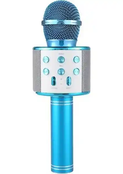 Wster WS-858 Mavi Bluetooth Karaoke Mikrofonu İncelemesi ve Özellikleri