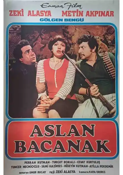 Xlengo Aslan Bacanak Film Afişi: Nostaljik ve Şık Duvar Dekorasyonu İçin Ideal Parça