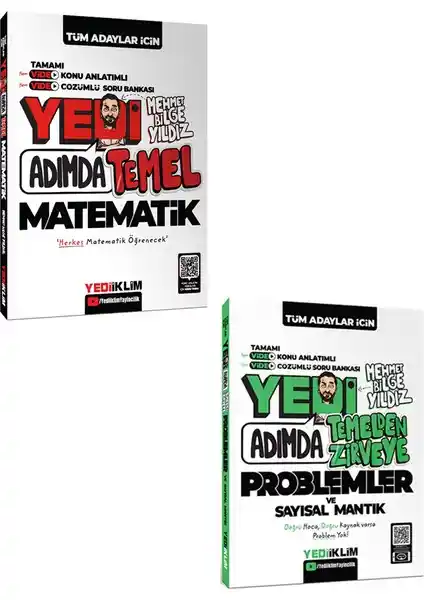 Yediiklim Yayınları'nın Temel Matematik ve Problem Çözme Soru Bankası İncelemesi