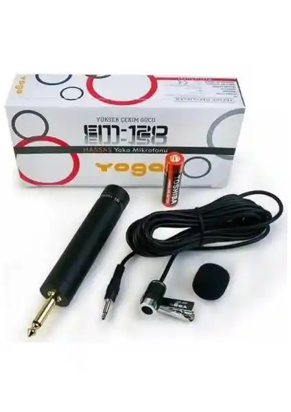 Yoga EM-120 Kablolu Yaka Mikrofonu Profesyonel Ses Deneyimi İçin Tasarlanmıştır