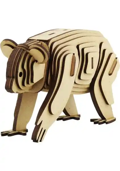 3D Ahşap Koala Maketi: Eğitici ve Dekoratif Bir Hobi Seti